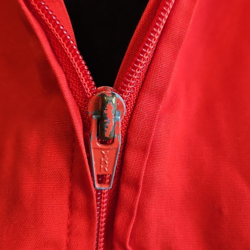 Vintage Lightweight Bomber Jacket, Zip Up, w Butterfly Embroidery S/M - Picture 3 of 9